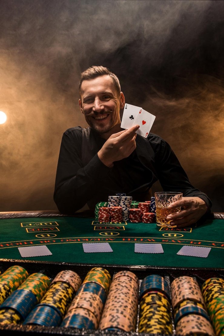 Layar keputusan Speed Blackjack dengan timer dan tombol aksi yang jelas